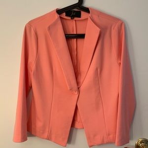 Coral Bright Blazer